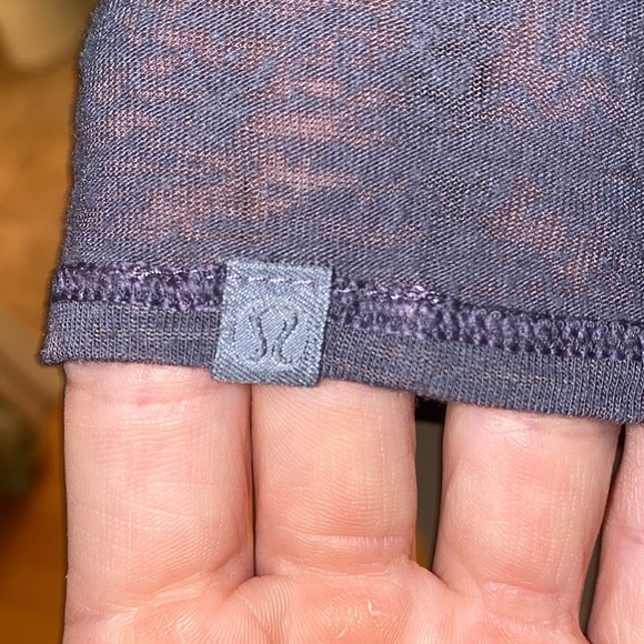 Slate grey lululemon crop/muscle tank - Picture 3 of 4